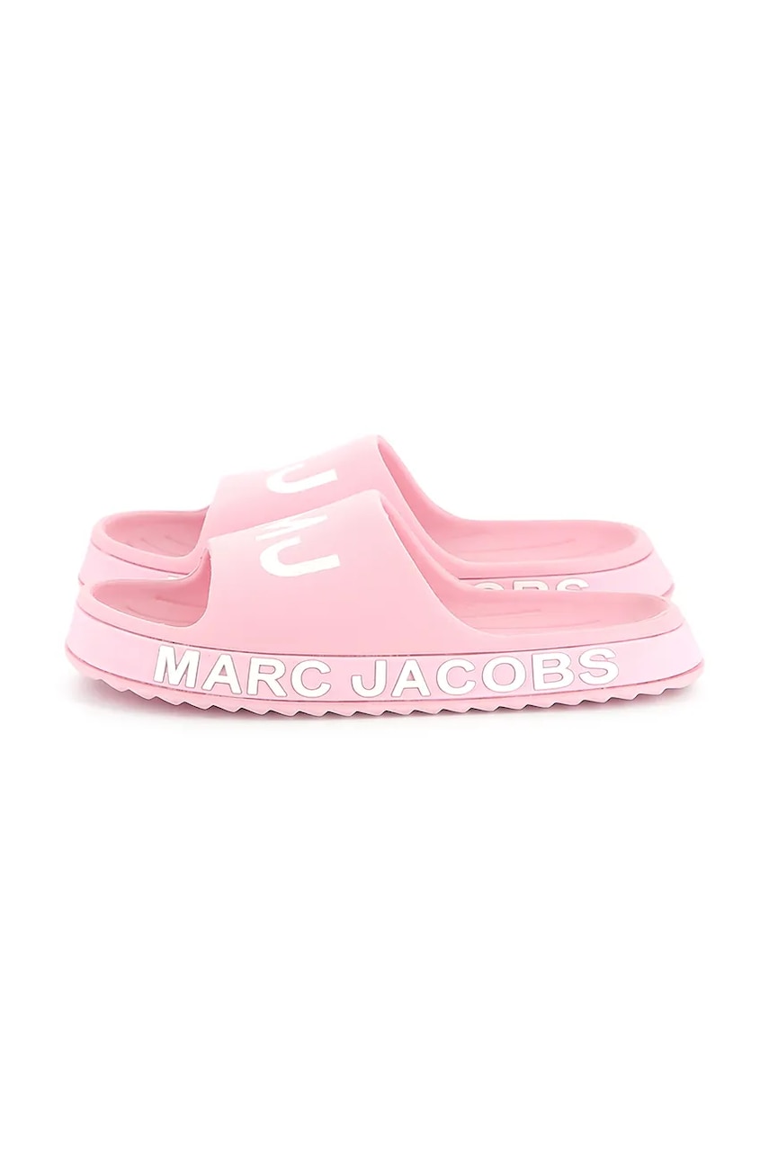 Детские шлепанцы Marc Jacobs цвет розовый W60529 Детские шлепанцы Marc Jacobs цвет розовый W60529