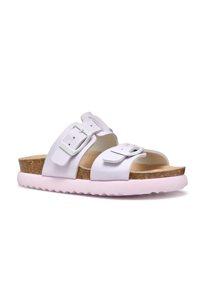 Geox slapi copii BUBBLEBOW culoarea roz, J55MYB.000BC Geox slapi copii BUBBLEBOW culoarea roz, J55MYB.000BC
