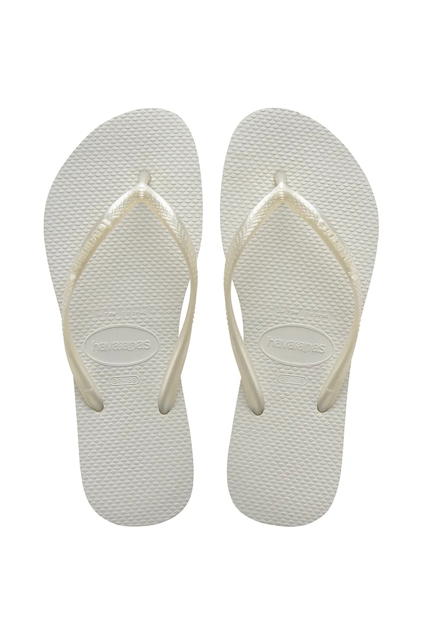 Havaianas slapi copii SLIM culoarea alb, 4000030 Havaianas slapi copii SLIM culoarea alb, 4000030