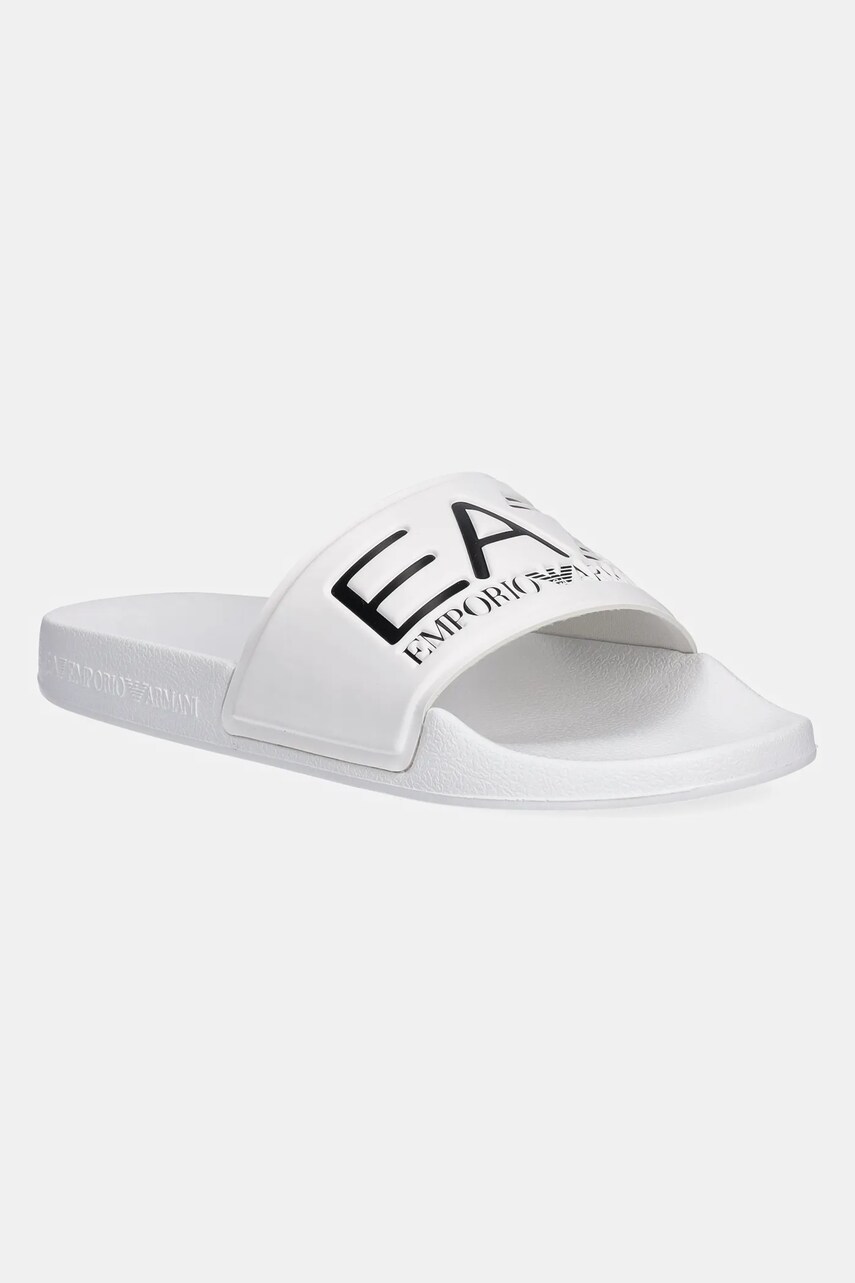 EA7 Emporio Armani slapi copii culoarea alb, 7Y000037 AF15118