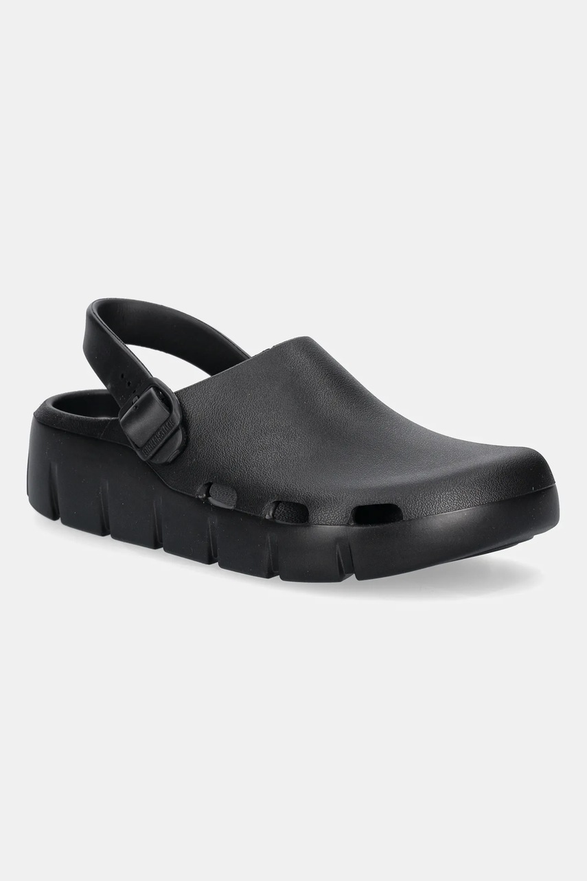Birkenstock slapi copii Birki-Flow culoarea negru, 1029584