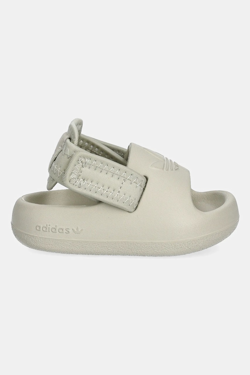 Детские шлепанцы adidas Originals ADIFOM ADILETTE цвет бежевый IG8438