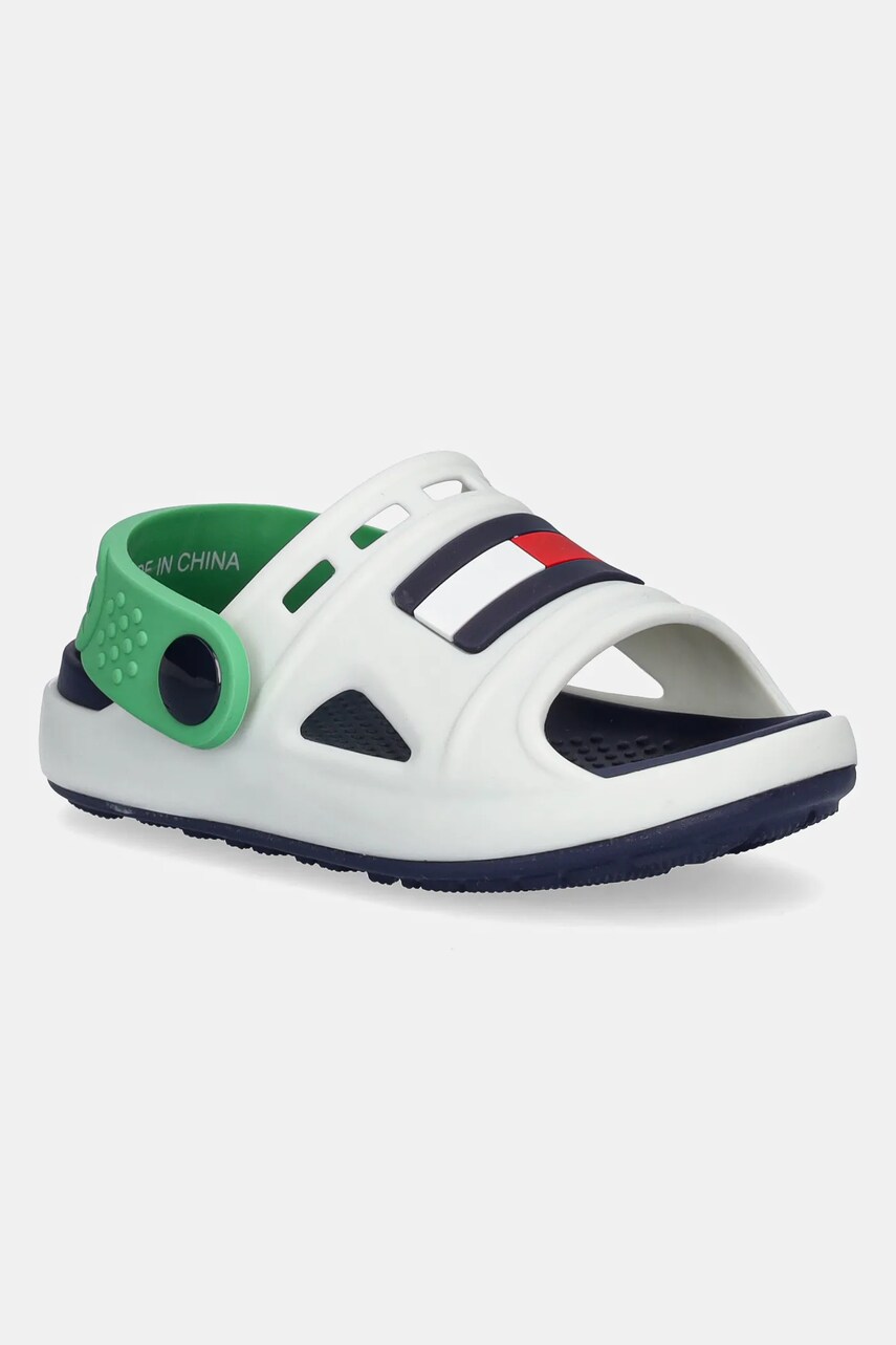 Levně Dětské pantofle Tommy Hilfiger bílá barva, T3X2-33905