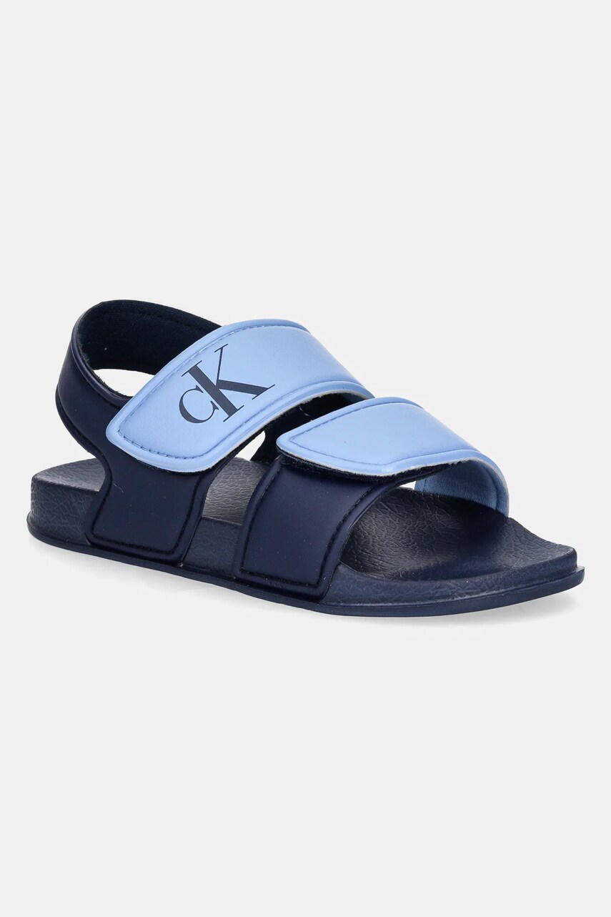 Levně Dětské sandály Calvin Klein Jeans tmavomodrá barva, V1X2-83030