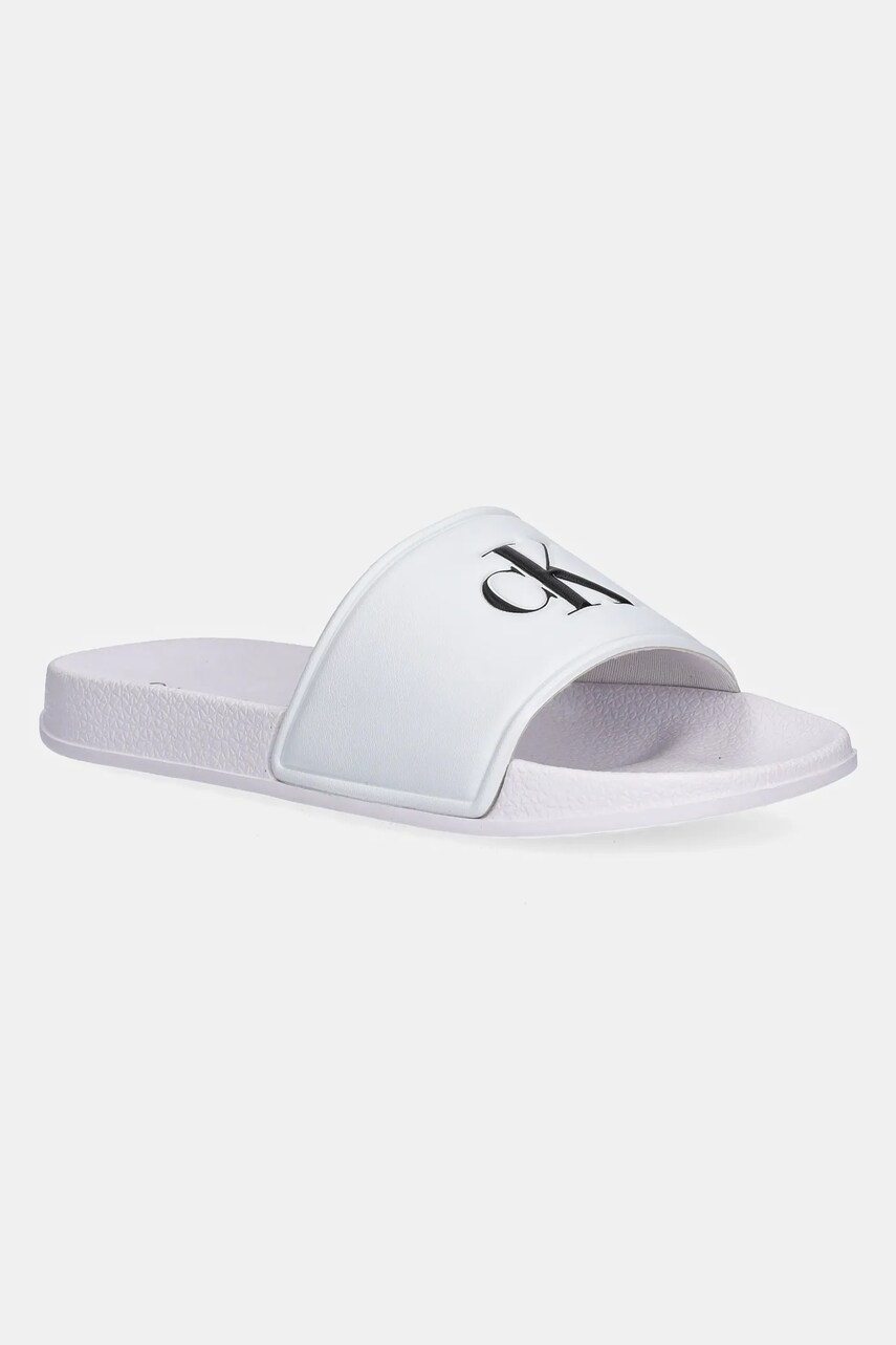 Levně Dětské pantofle Calvin Klein Jeans bílá barva, V3X0-83032