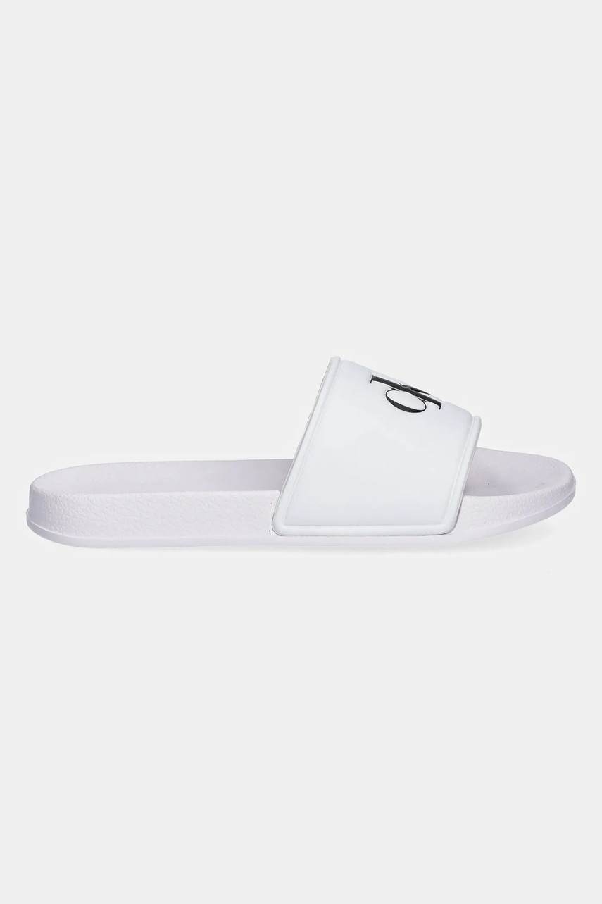 Детские шлепанцы Calvin Klein Jeans цвет белый V3X0-83032 Детские шлепанцы Calvin Klein Jeans цвет белый V3X0-83032