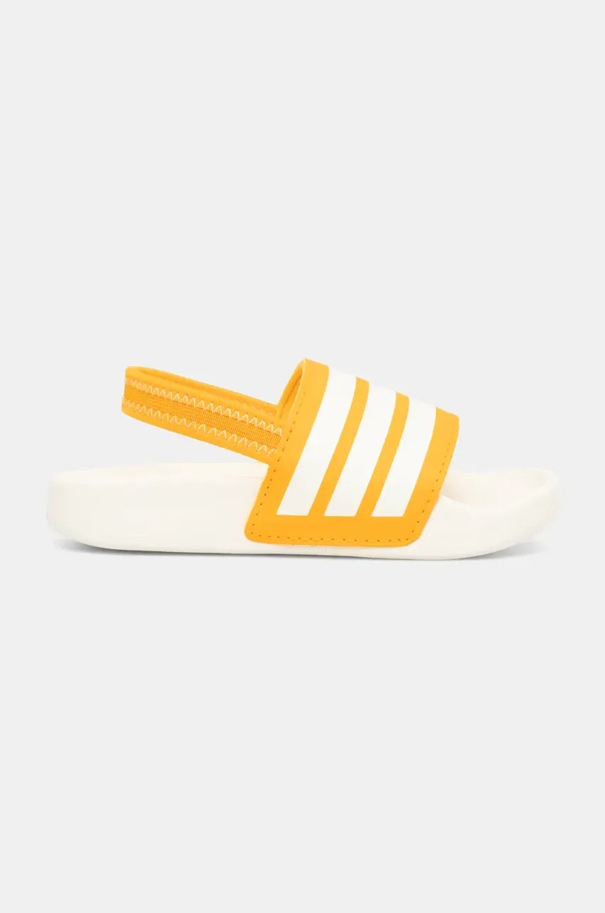 Детские шлепанцы adidas ADILETTE ESTRAP цвет бежевый JR8355