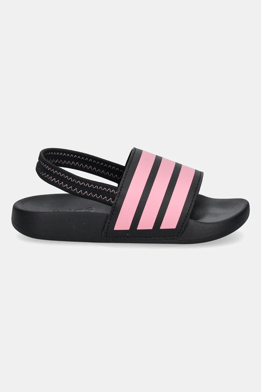 Детские шлепанцы adidas ADILETTE ESTRAP цвет чёрный JR5330
