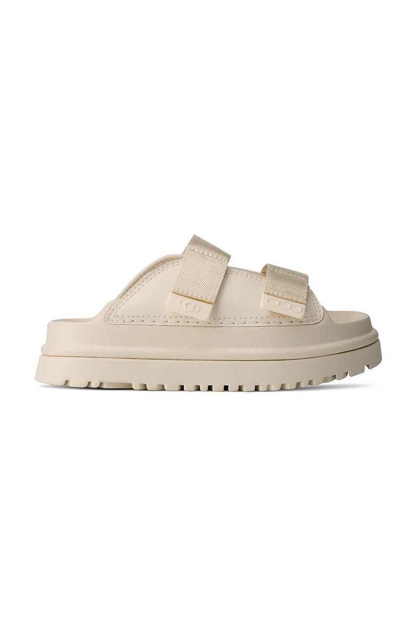 UGG papuci GOLDENGLOW SLIDE culoarea bej, 1166513K