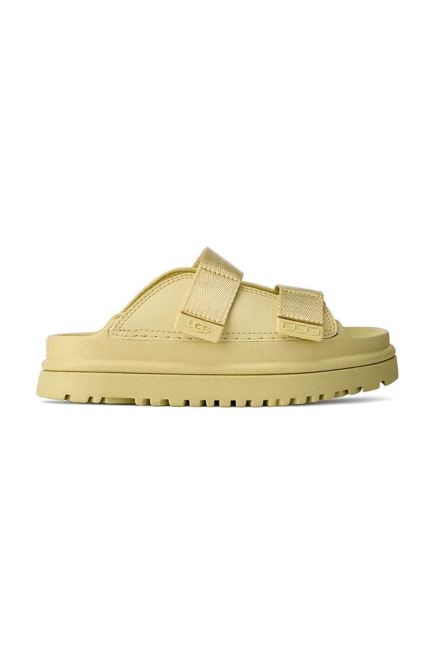 UGG papuci GOLDENGLOW SLIDE culoarea galben, 1166513K