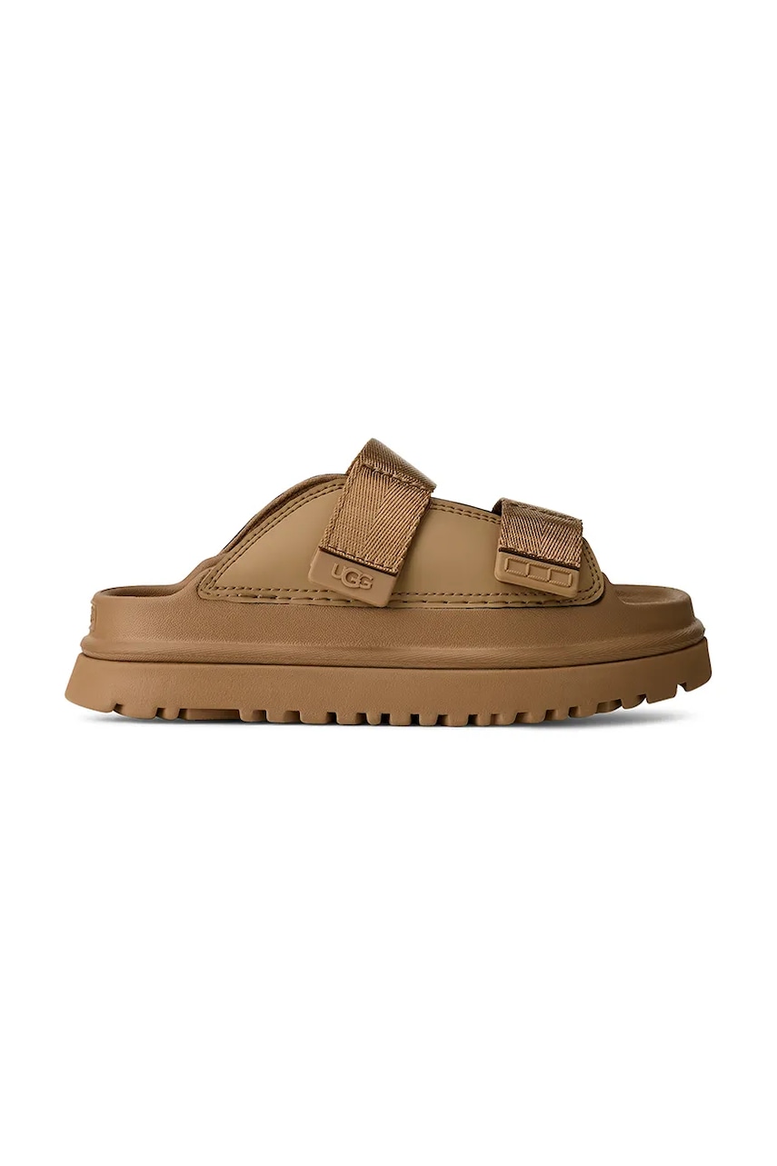 UGG papuci GOLDENGLOW SLIDE culoarea maro, 1166513K