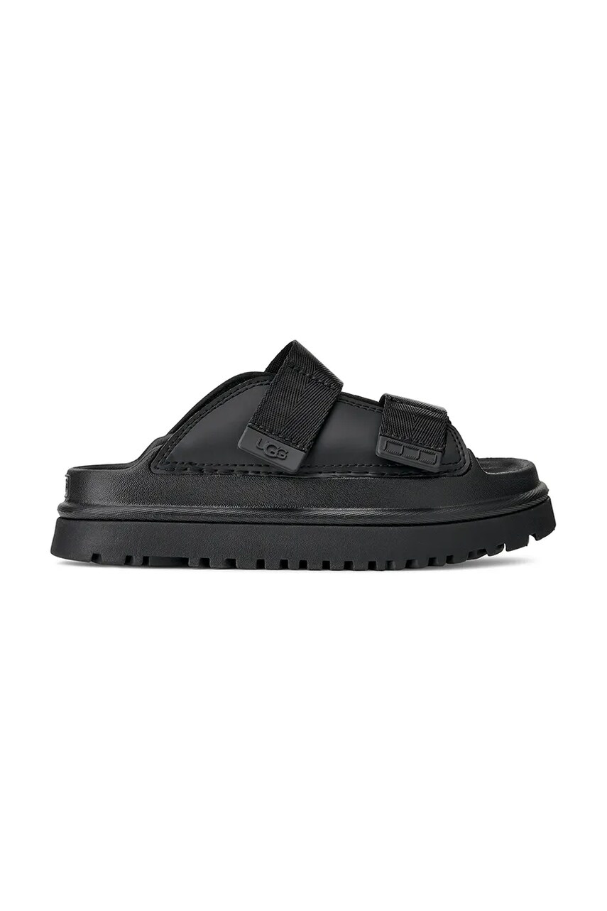 UGG papuci GOLDENGLOW SLIDE culoarea negru, 1166513K