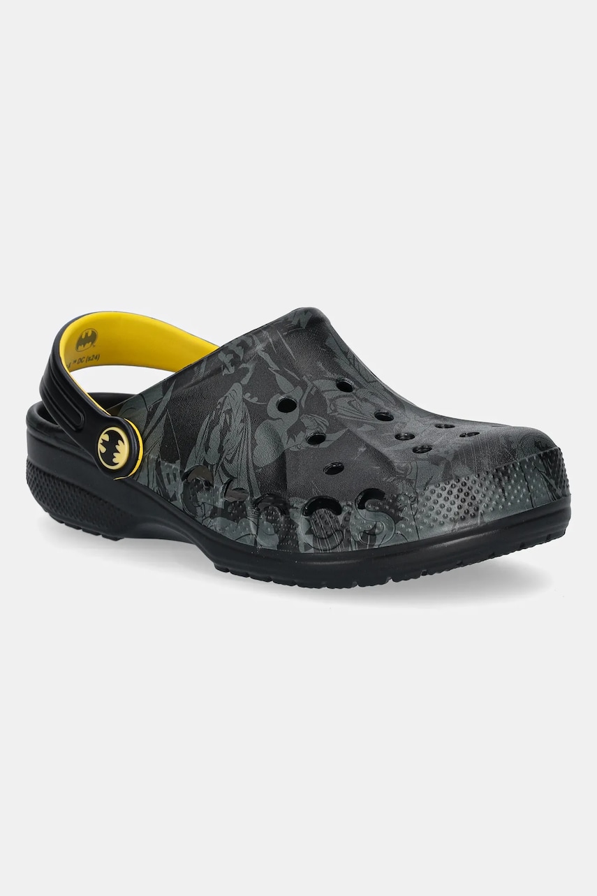 Crocs papuci copii BATMAN BAYA CLOG KIDS culoarea negru, 210347