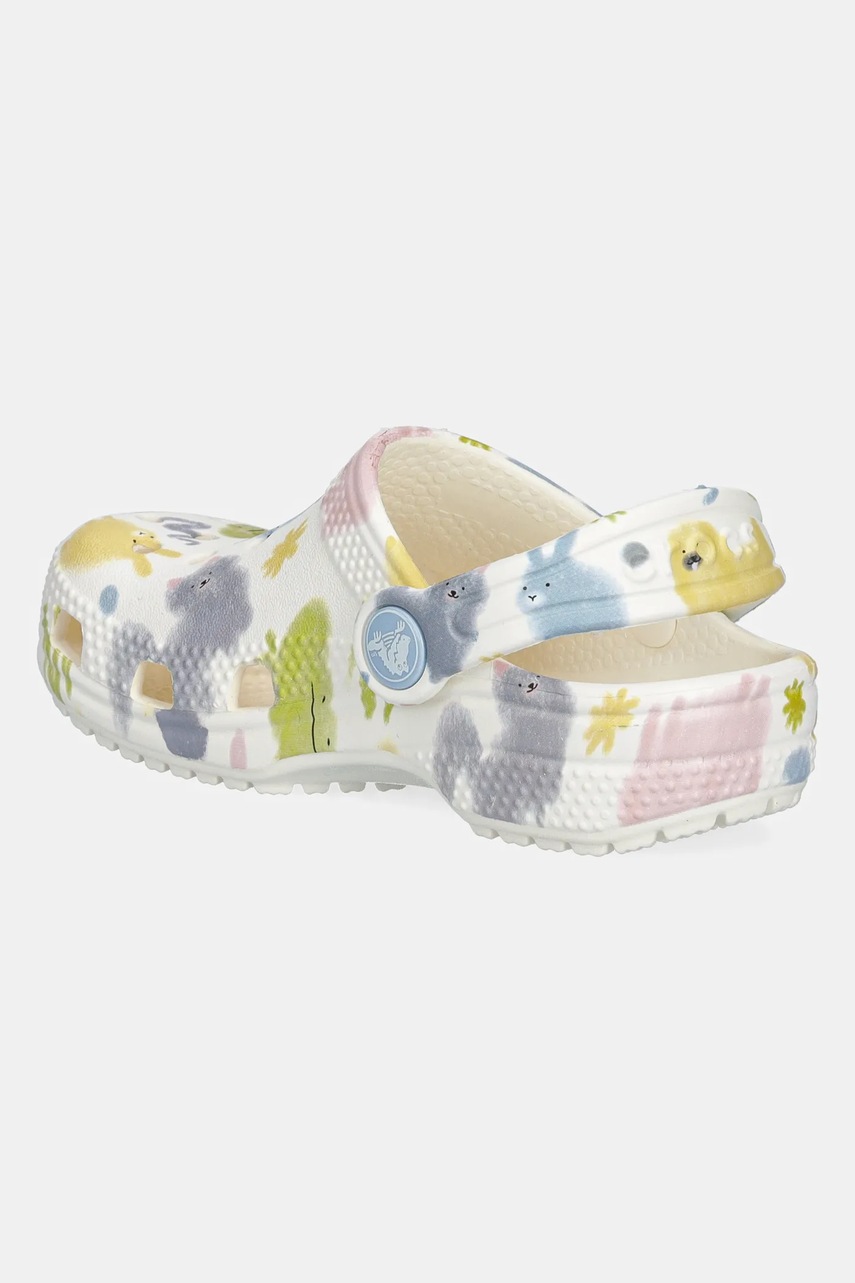 Crocs papucs CLASSIC PASTEL PETS CLOG KIDS fehér, 210989 termék 2. képe