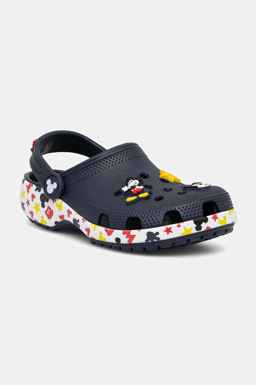 Crocs papuci copii CLASSIC MICKEY FRIENDS CLOG KIDS culoarea albastru marin, 211148