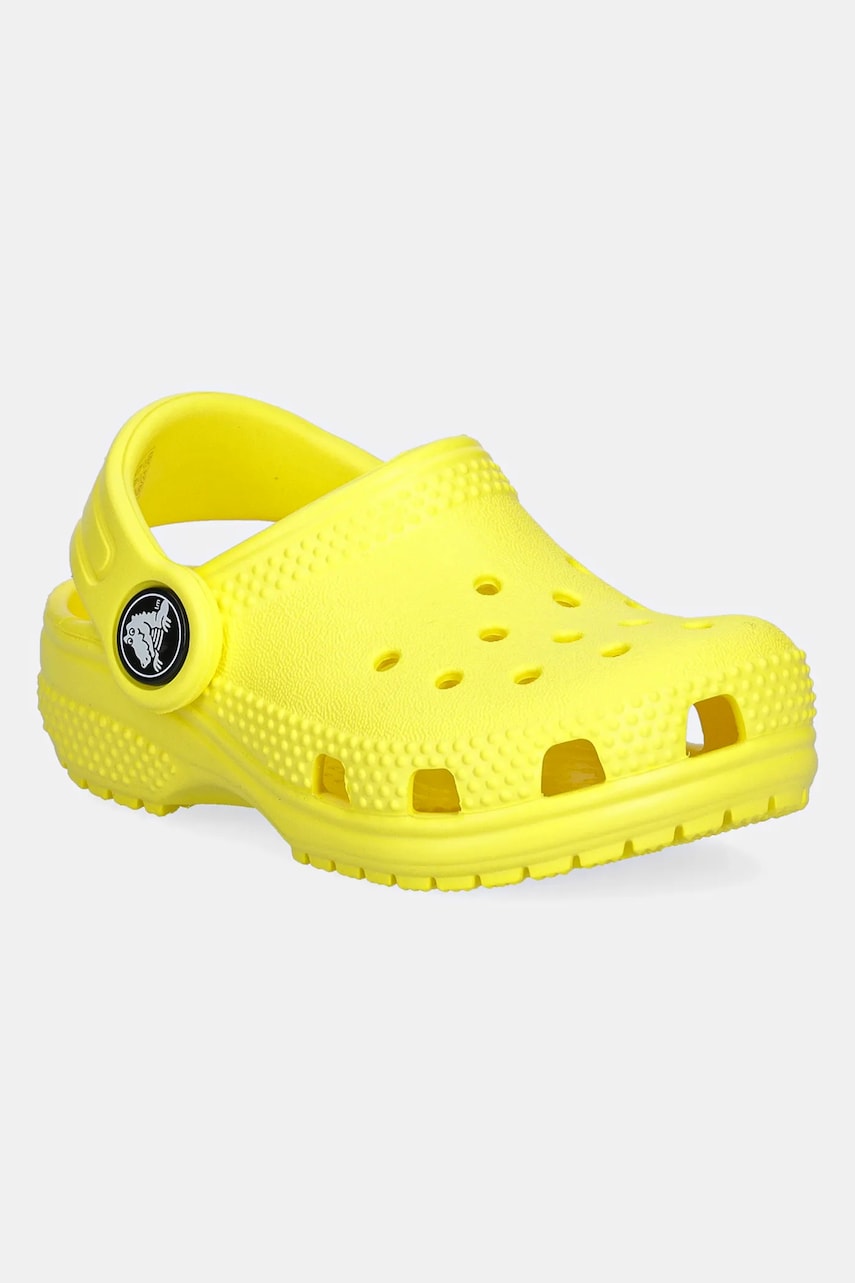 Crocs papuci culoarea galben, 206990
