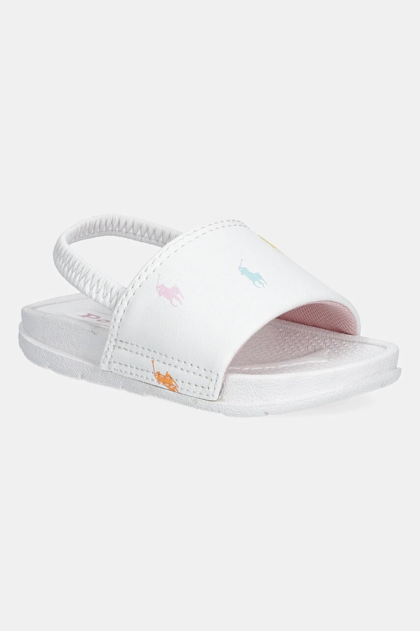 Levně Pantofle Polo Ralph Lauren FAIRVIEW PS bílá barva, RL01905101