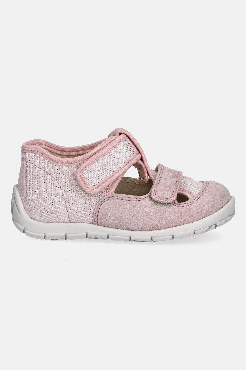 Детские замшевые тапочки Froddo CLASSIC SLIPPERS цвет розовый G1700412