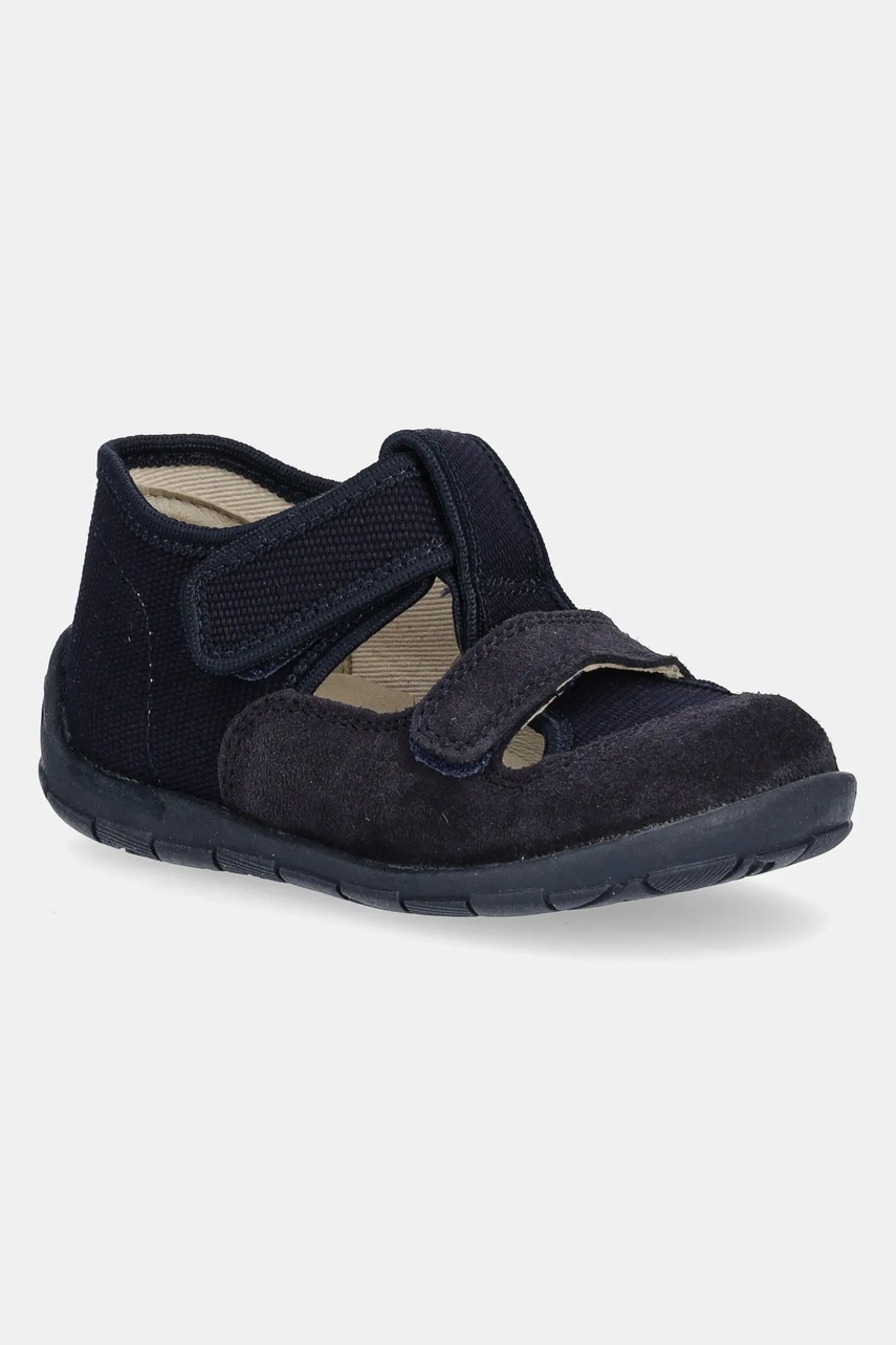 Froddo gyerek velúr papucs CLASSIC SLIPPERS sötétkék, G1700412 akciós termékkép 1