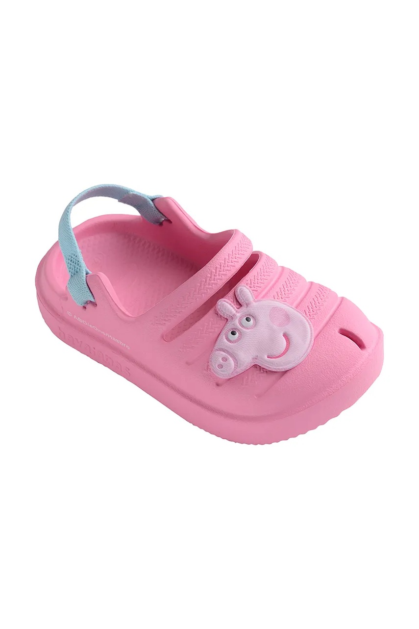 Детские шлепанцы Havaianas BABY CLOG PEPPA PIG цвет розовый 4148462 Детские шлепанцы Havaianas BABY CLOG PEPPA PIG цвет розовый 4148462