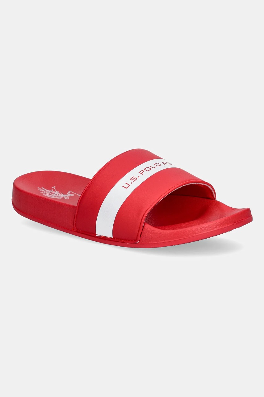 U.S. Polo Assn. papuci SKYE001B culoarea rosu, SKYE001K/5Y3