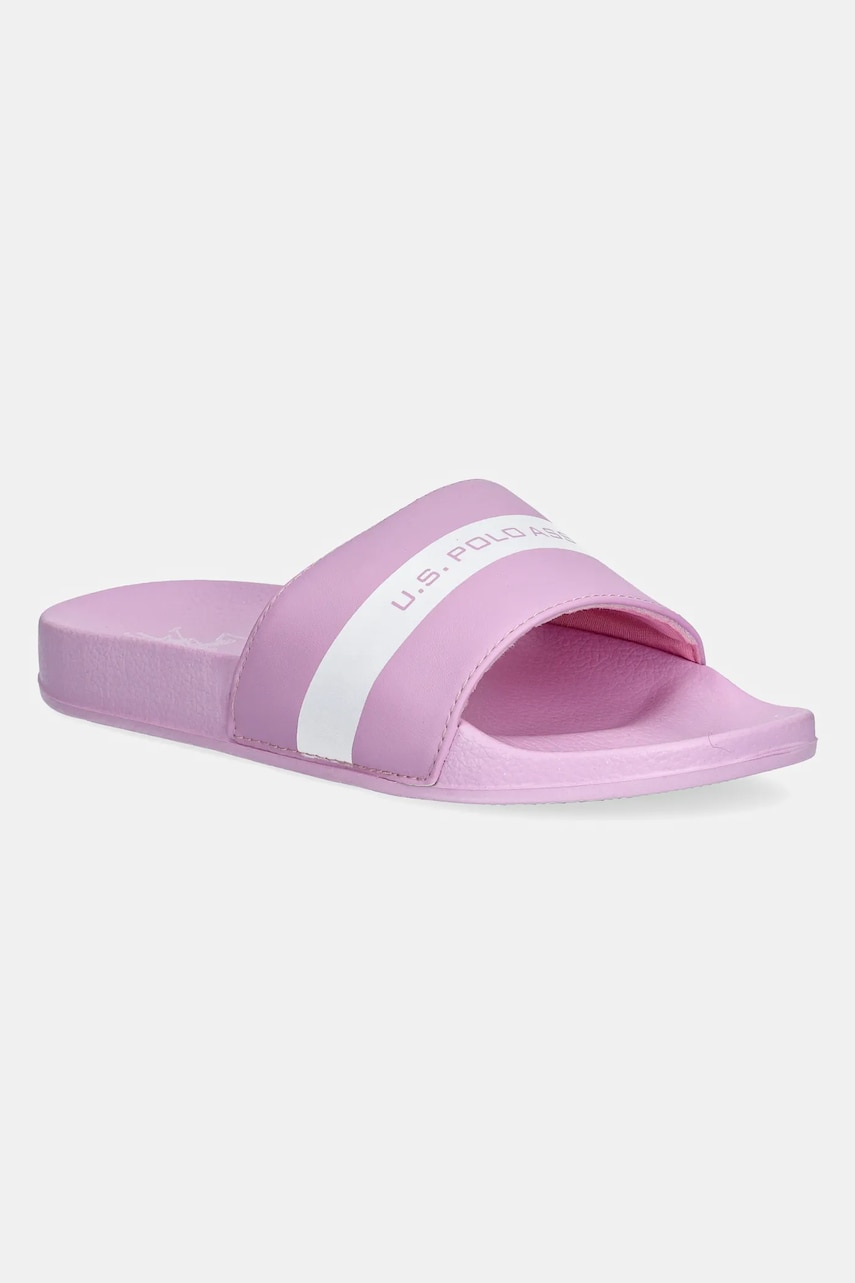 U.S. Polo Assn. papuci SKYE001B culoarea violet, SKYE001K/5Y3