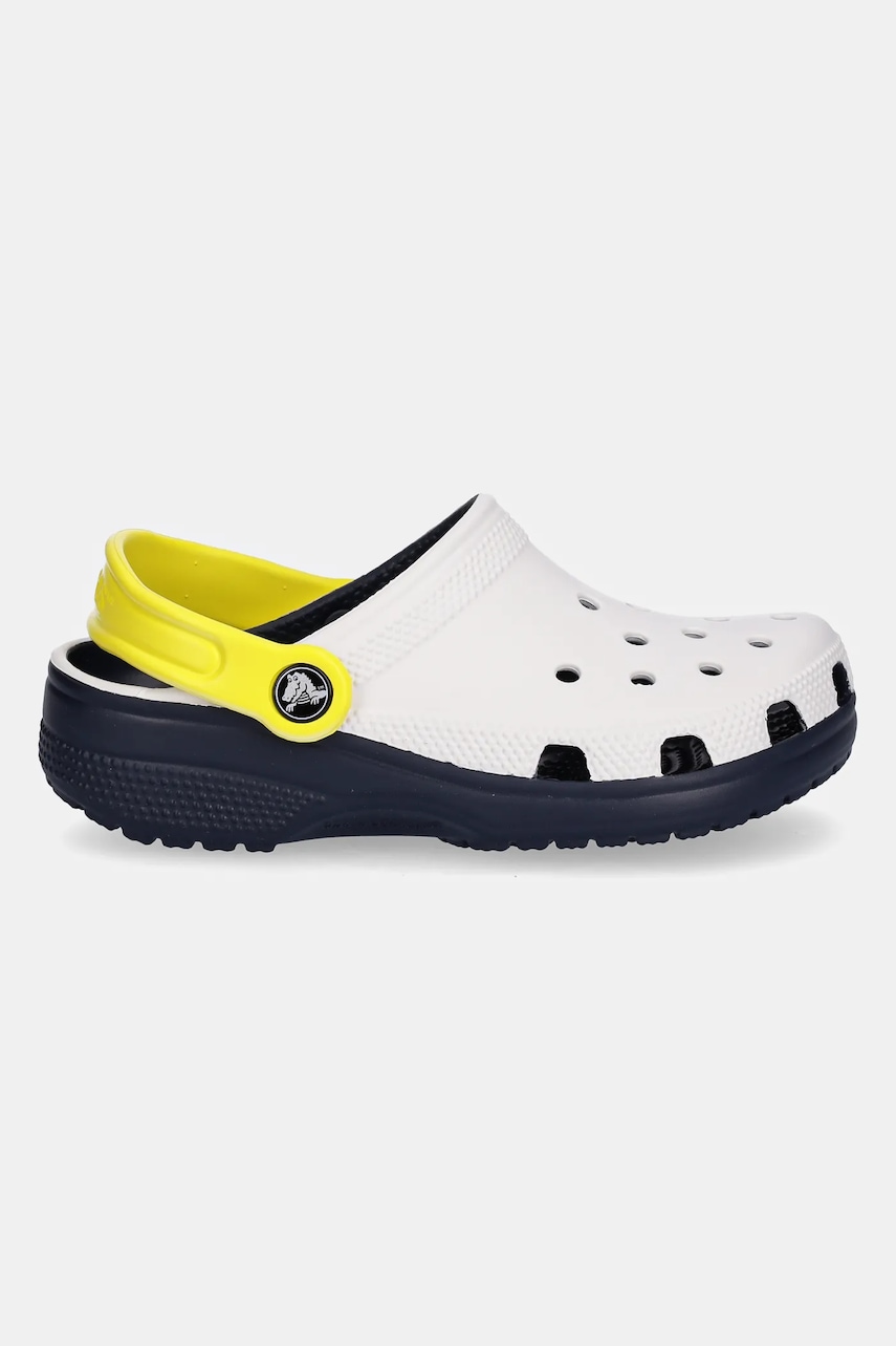 Детские шлепанцы Crocs CLASSIC RETRO SPORT CLOG KIDS цвет белый 211258 Детские шлепанцы Crocs CLASSIC RETRO SPORT CLOG KIDS цвет белый 211258