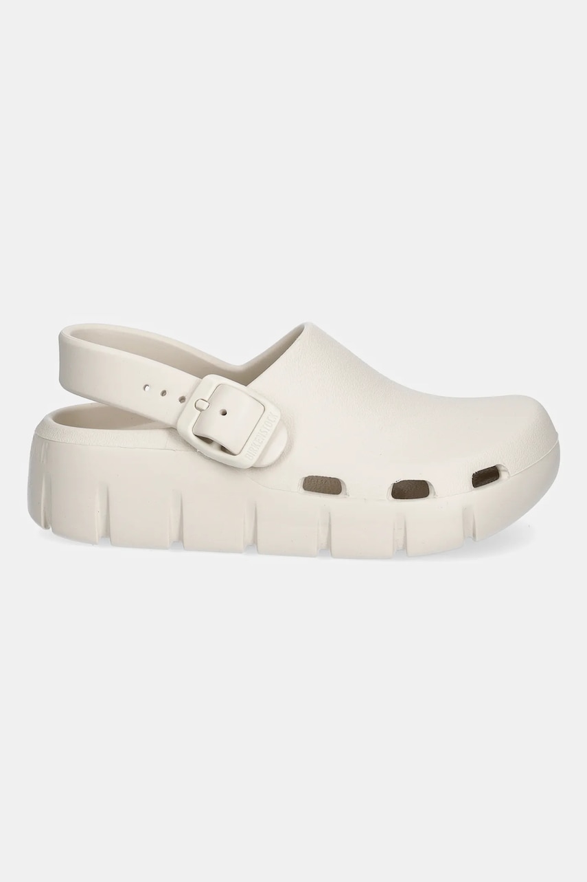 Дитячі шльопанці Birkenstock колір бежевий Дитячі шльопанці Birkenstock колір бежевий