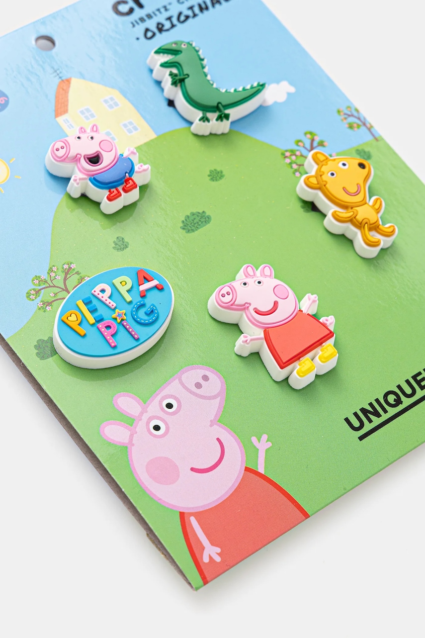 Детские значки для обуви Crocs Peppa Pig Character 5Pck 5 шт 10015107 Детские значки для обуви Crocs Peppa Pig Character 5Pck 5 шт 10015107