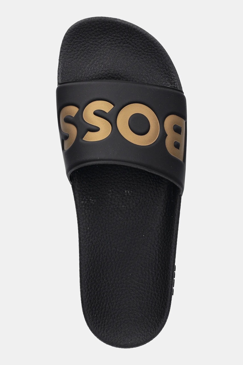 Шльопанці BOSS Aryeh чоловічі колір чорний 50536835 