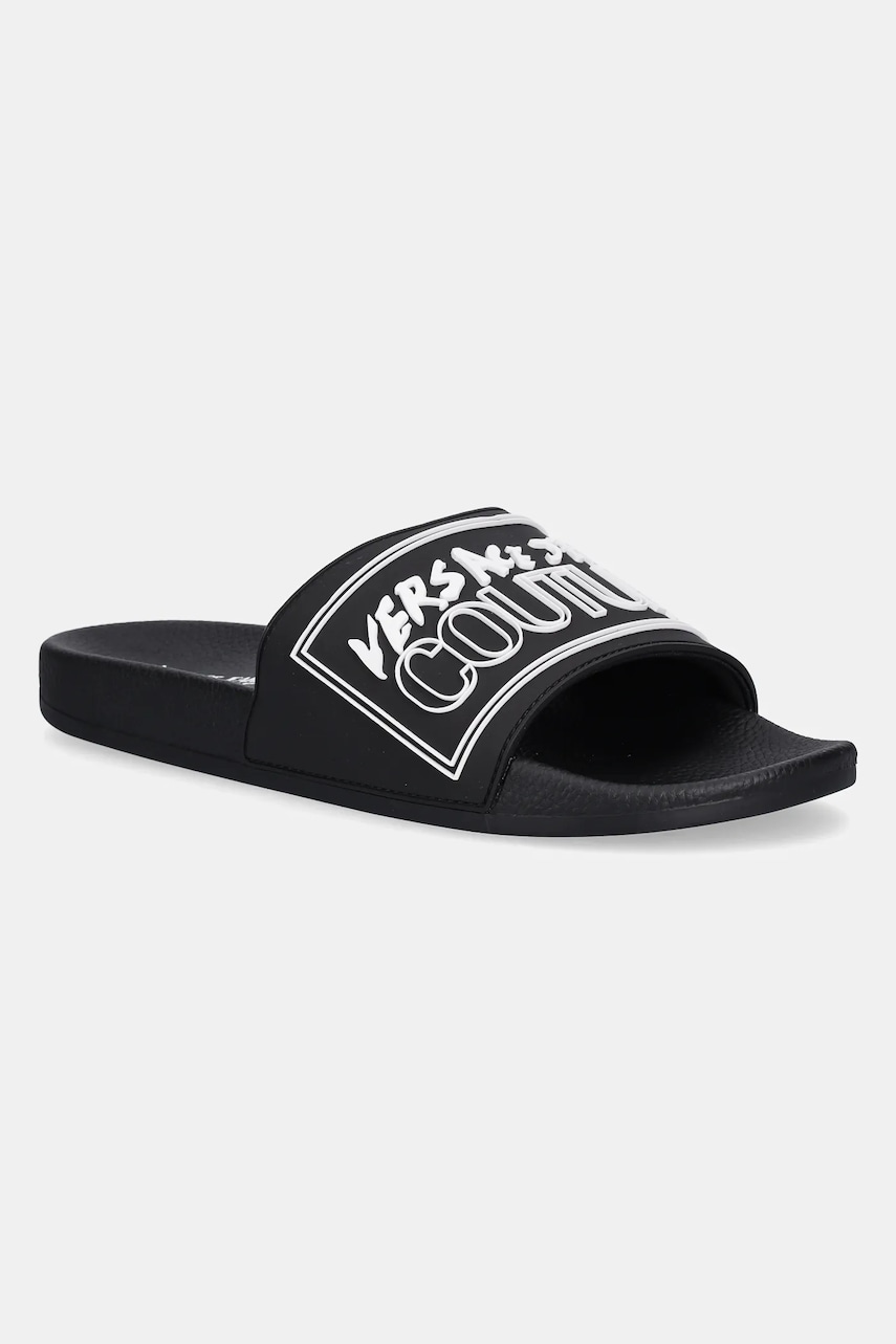 Versace Jeans Couture papuci barbati, culoarea negru, 78YA3SQ3 ZSC22 899 Versace Jeans Couture papuci barbati, culoarea negru, 78YA3SQ3 ZSC22 899