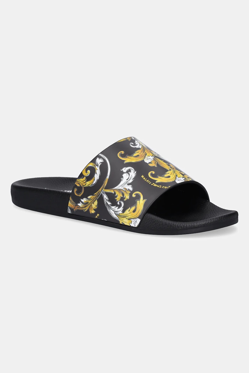 Versace Jeans Couture papuci barbati, culoarea negru, 78YA3SQ4 ZS365 G89 Versace Jeans Couture papuci barbati, culoarea negru, 78YA3SQ4 ZS365 G89
