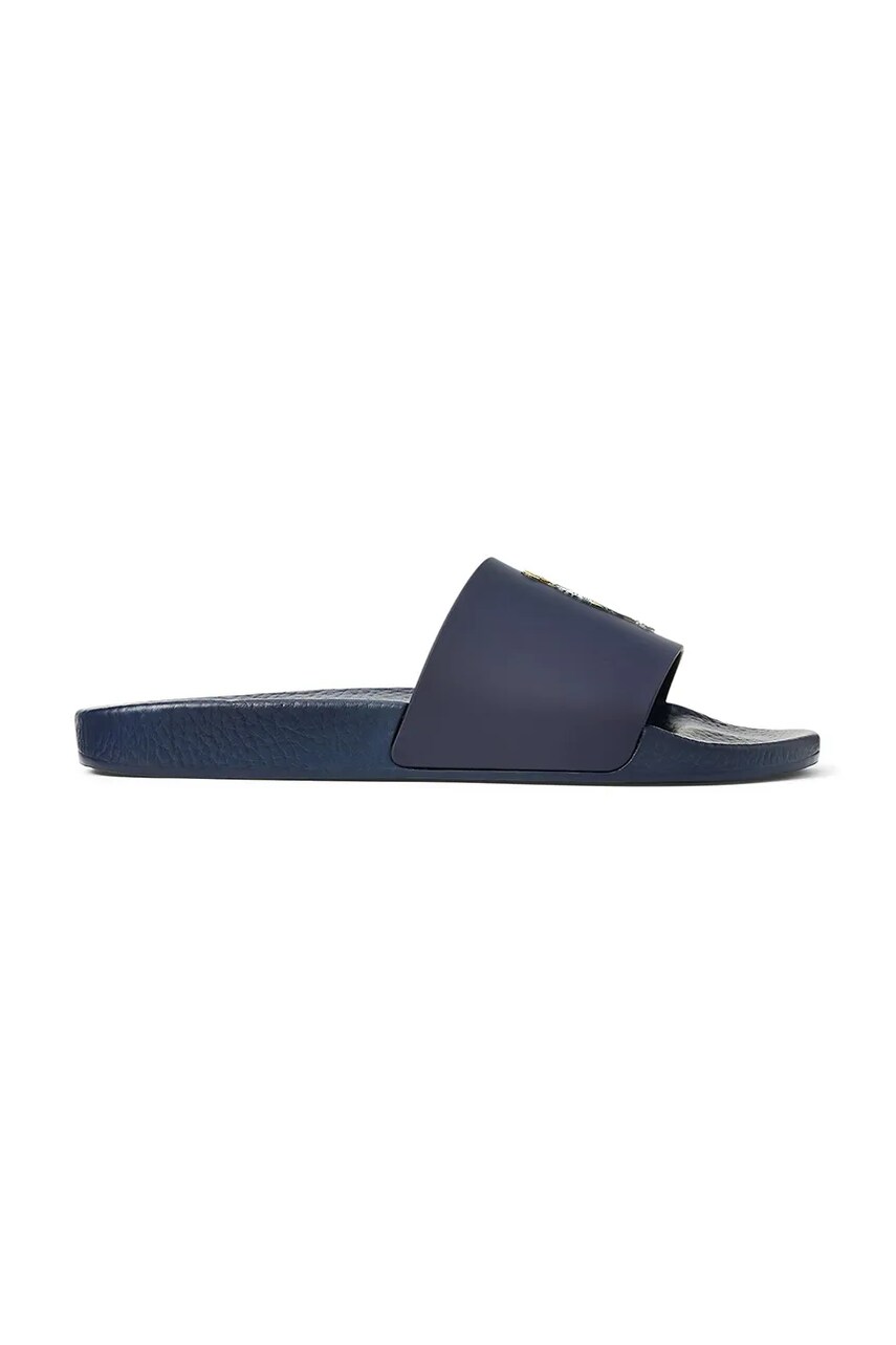 Levně Pantofle Polo Ralph Lauren Polo Slide pánské, tmavomodrá barva, 809962615002