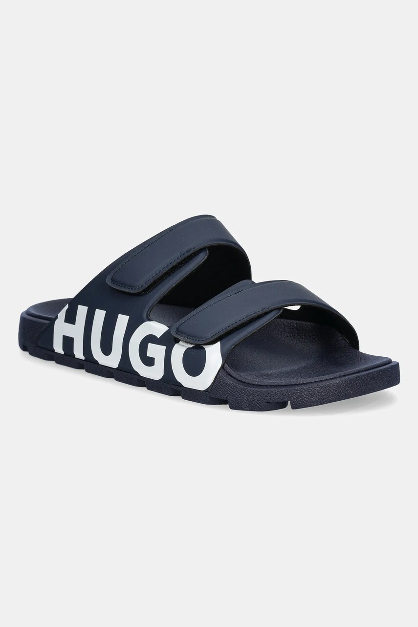 HUGO papuci Evander barbati, culoarea albastru marin, 50542042