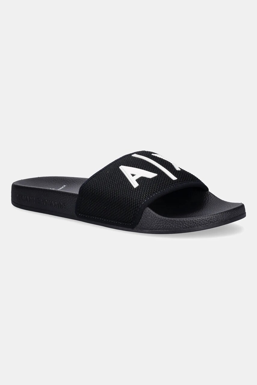 Levně Pantofle Armani Exchange pánské, tmavomodrá barva, XUP001 XV820 U385