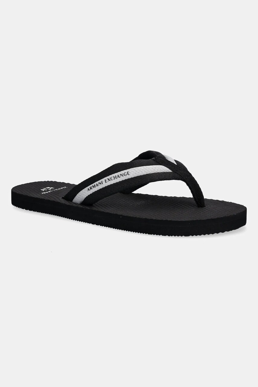Armani Exchange slapi culoarea negru, XUQ006 XV962 N814
