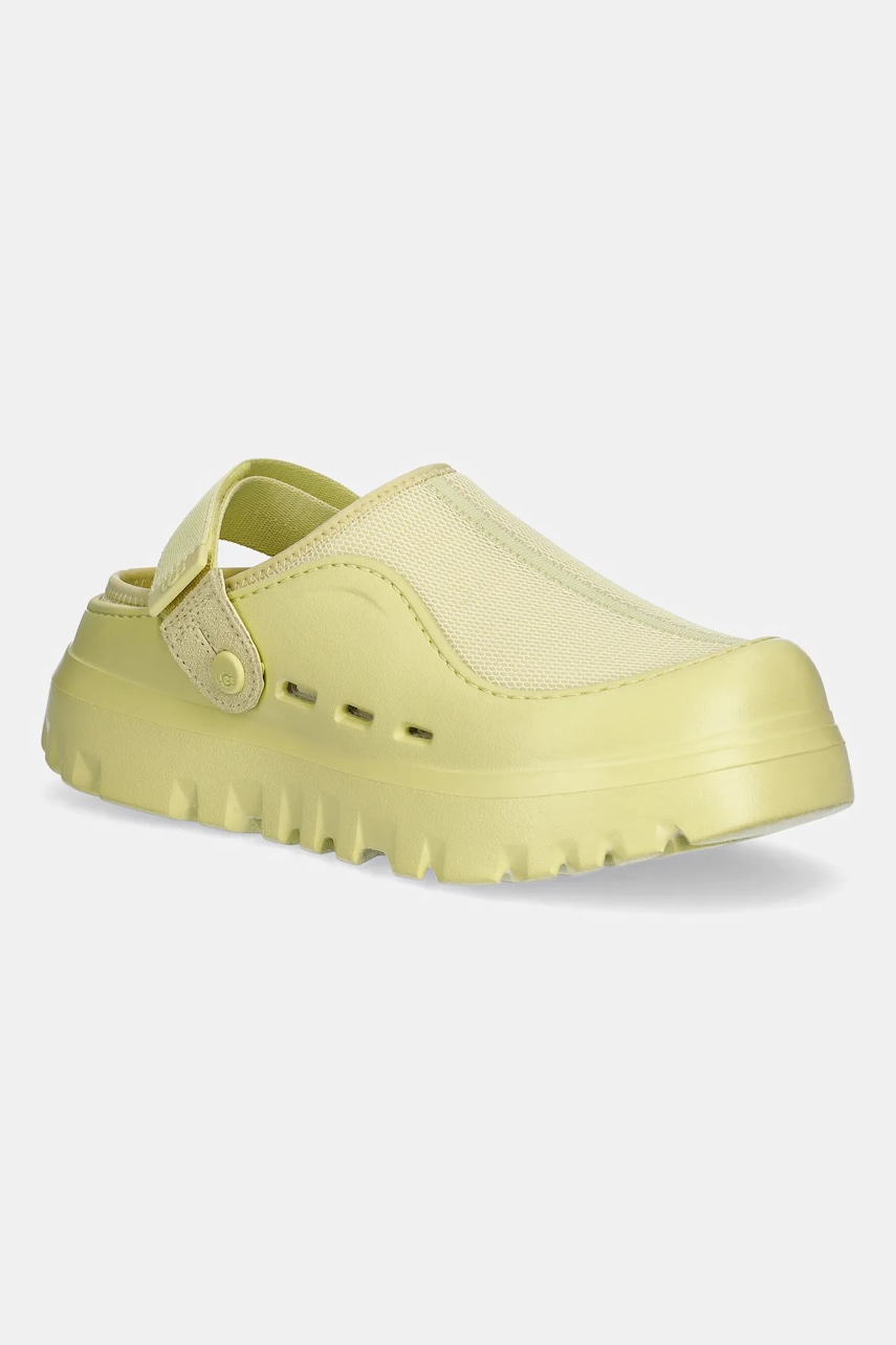 Levně Pantofle UGG Peakmod pánské, zelená barva, 1166912-GLDN