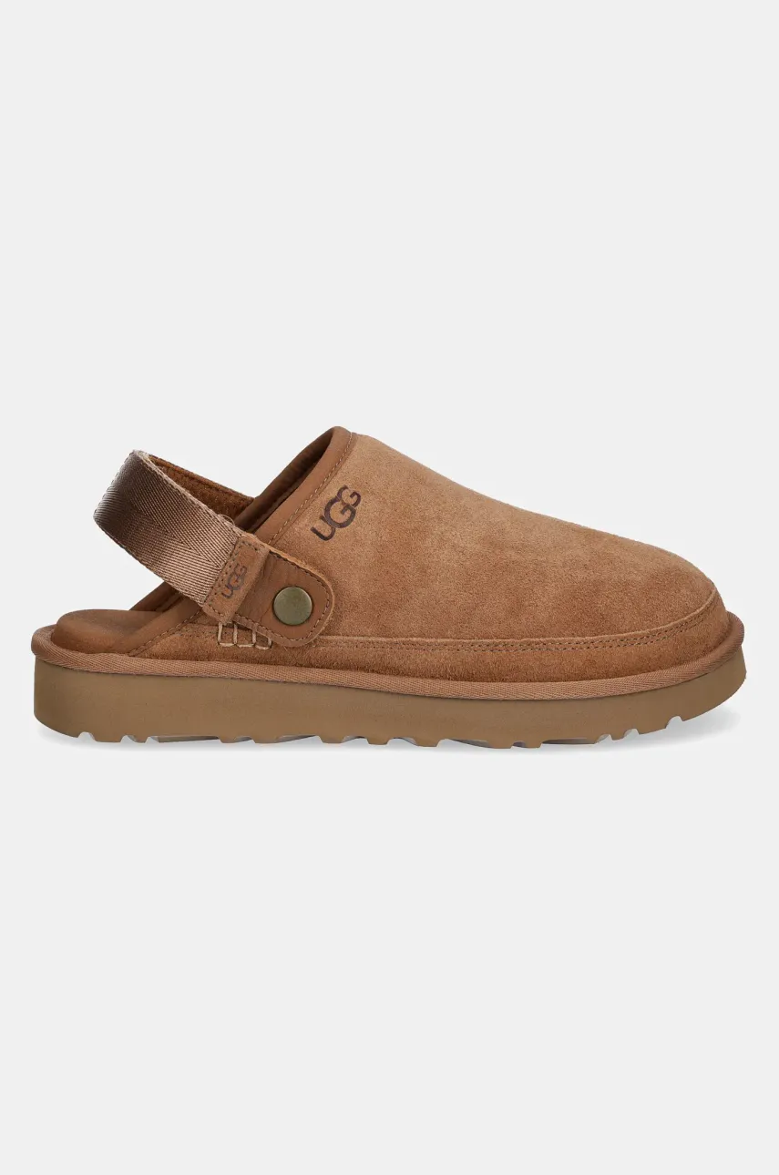 Шлепанцы UGG Goldencoast Clog II мужские цвет коричневый 1166915-CHE Шлепанцы UGG Goldencoast Clog II мужские цвет коричневый 1166915-CHE
