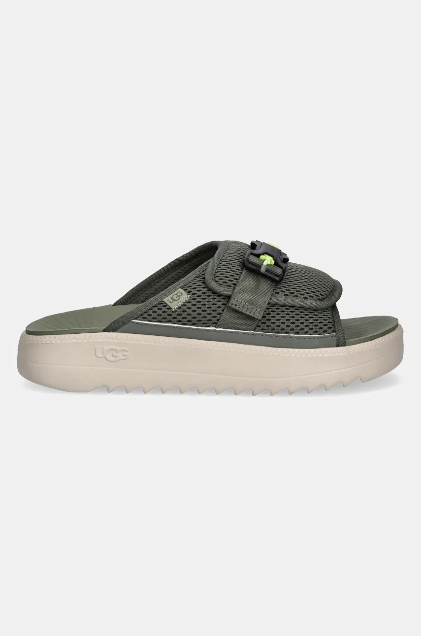 Шлепанцы UGG Maxxer Slide 2.0 мужские цвет зелёный 1167871-WLN Шлепанцы UGG Maxxer Slide 2.0 мужские цвет зелёный 1167871-WLN