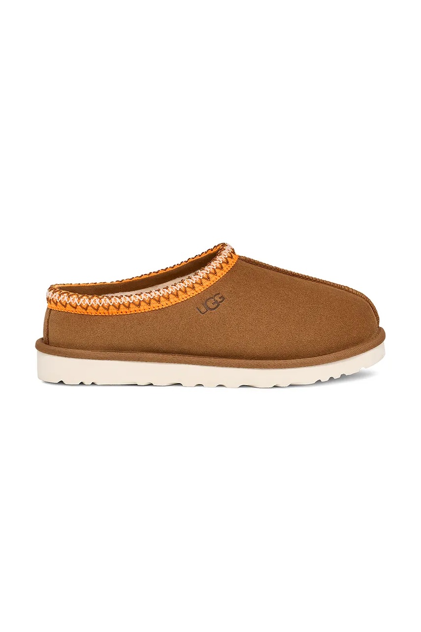UGG papuci din piele intoarsa Tasman culoarea maro, 5950-CRGH