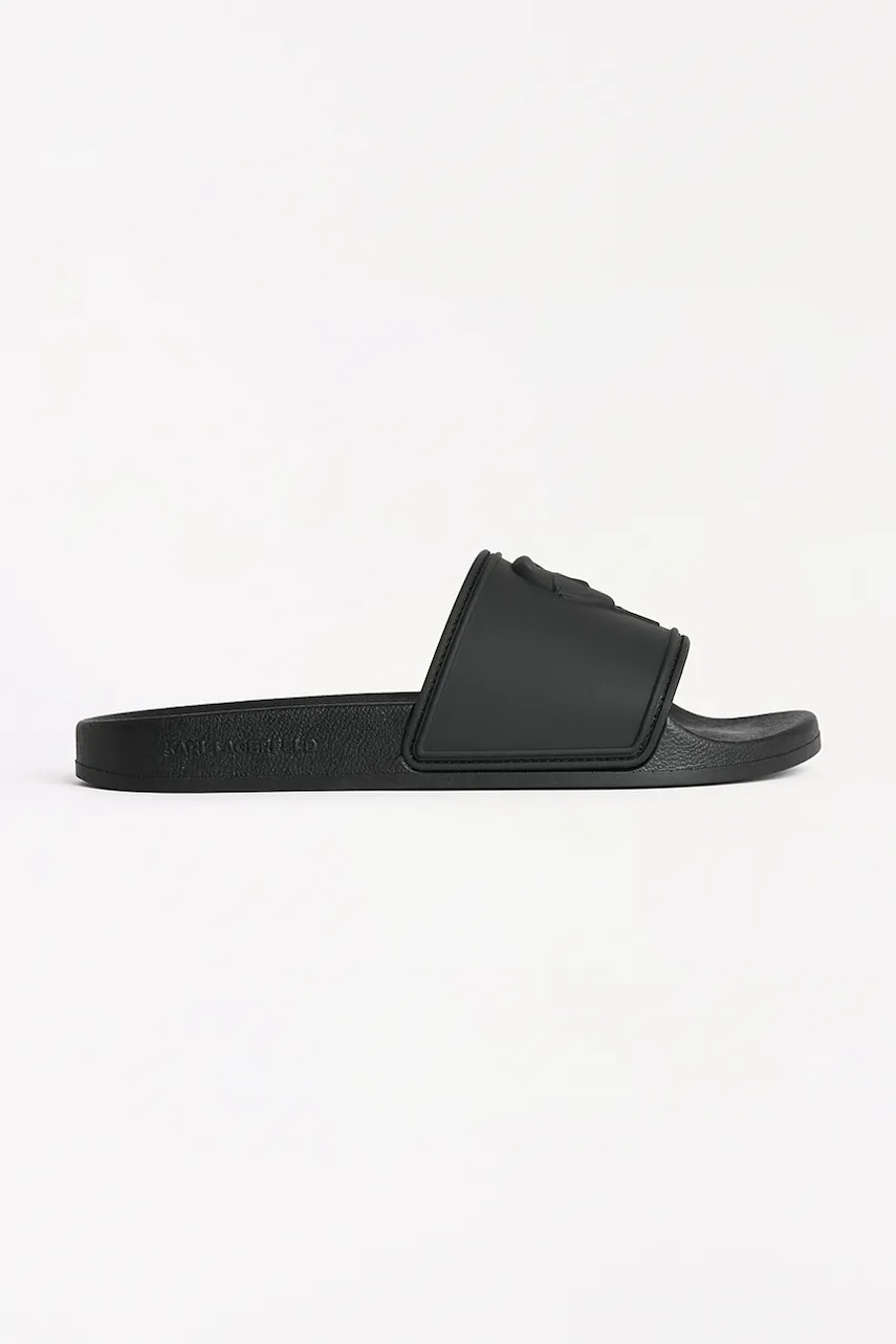 Karl Lagerfeld papuci KONDO culoarea negru, KL70009A