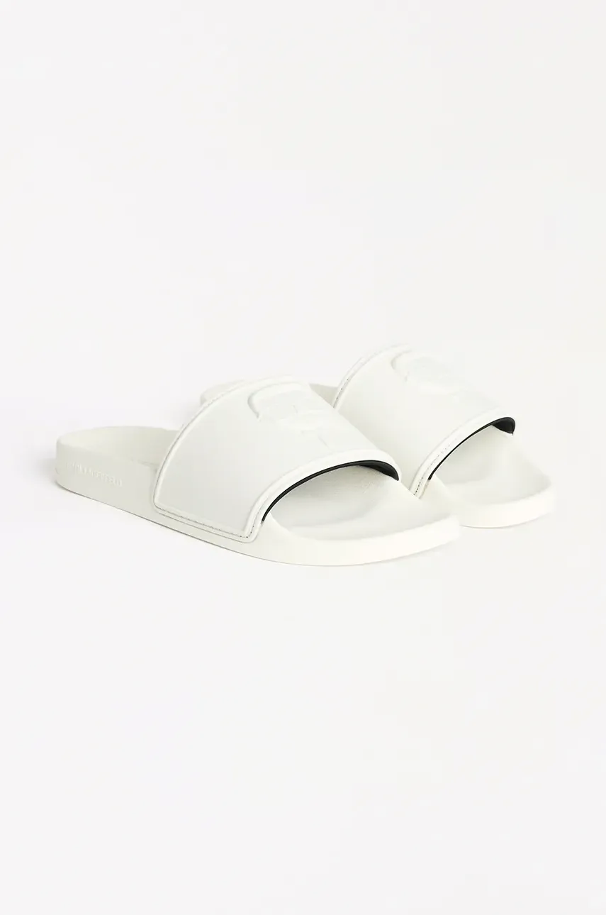 Шлепанцы Karl Lagerfeld KONDO мужские цвет белый KL70009A Шлепанцы Karl Lagerfeld KONDO мужские цвет белый KL70009A