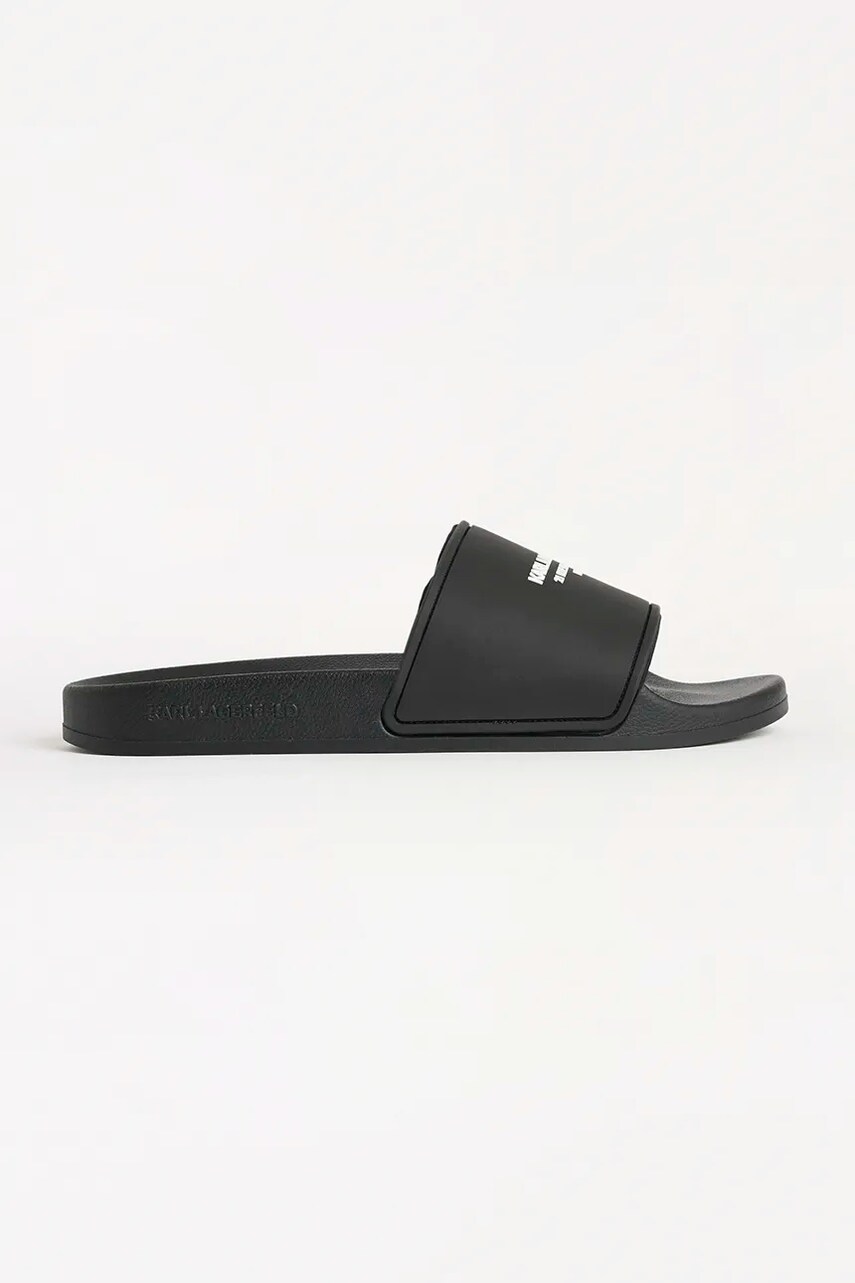 Karl Lagerfeld papuci KONDO RSG barbati, culoarea negru, KL70008A