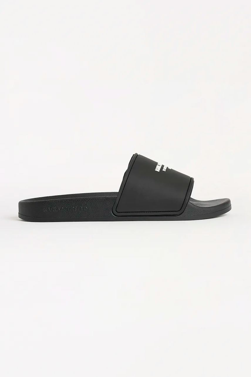 Karl Lagerfeld papuci KONDO RSG barbati, culoarea negru, KL70008A
