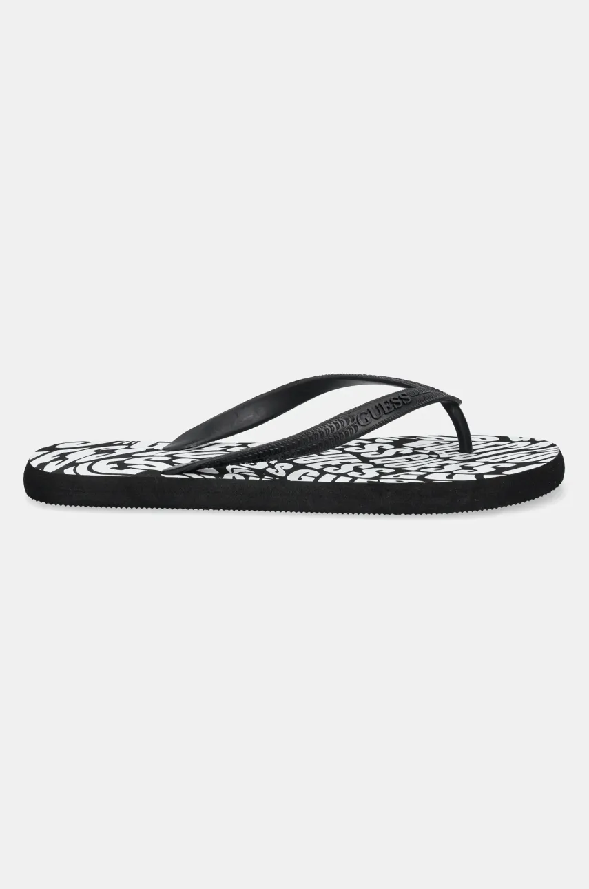 Вьетнамки Guess FLIP FLOP мужские цвет чёрный F5GZ07 BB00H Вьетнамки Guess FLIP FLOP мужские цвет чёрный F5GZ07 BB00H