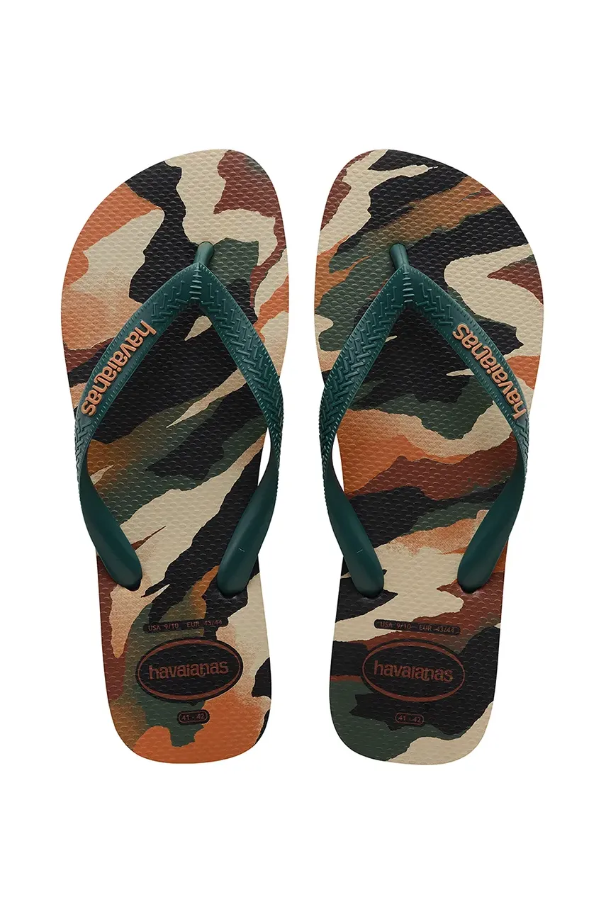 Havaianas slapi TOP barbati, culoarea verde, 4141398-6134