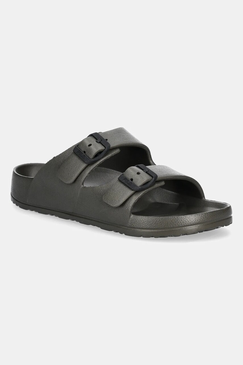 Fila papuci Matero barbati, culoarea verde, FFM0421