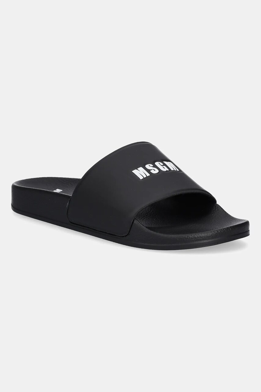 MSGM papuci barbati, culoarea negru, 3840MS208