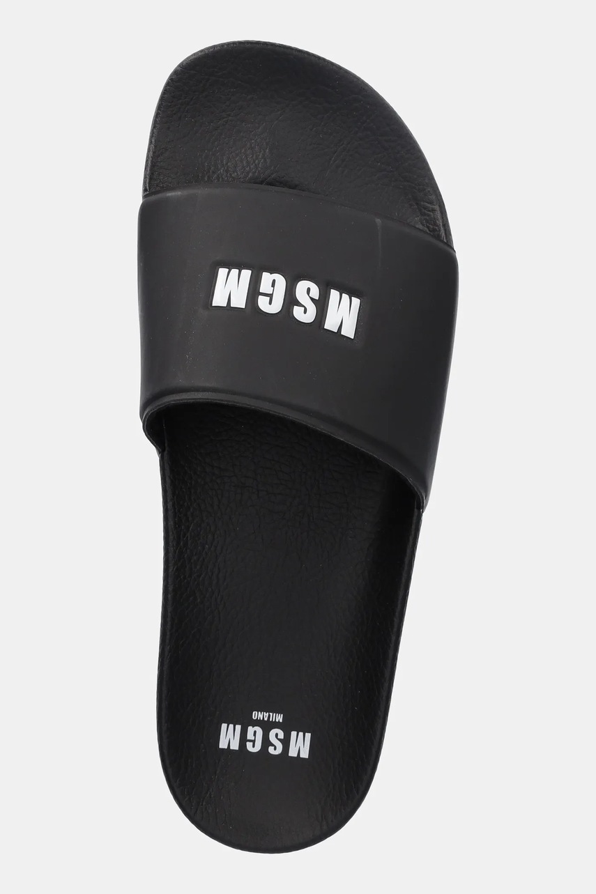 Παντόφλες MSGM χρώμα: μαύρο, 3840MS208 φωτογραφία