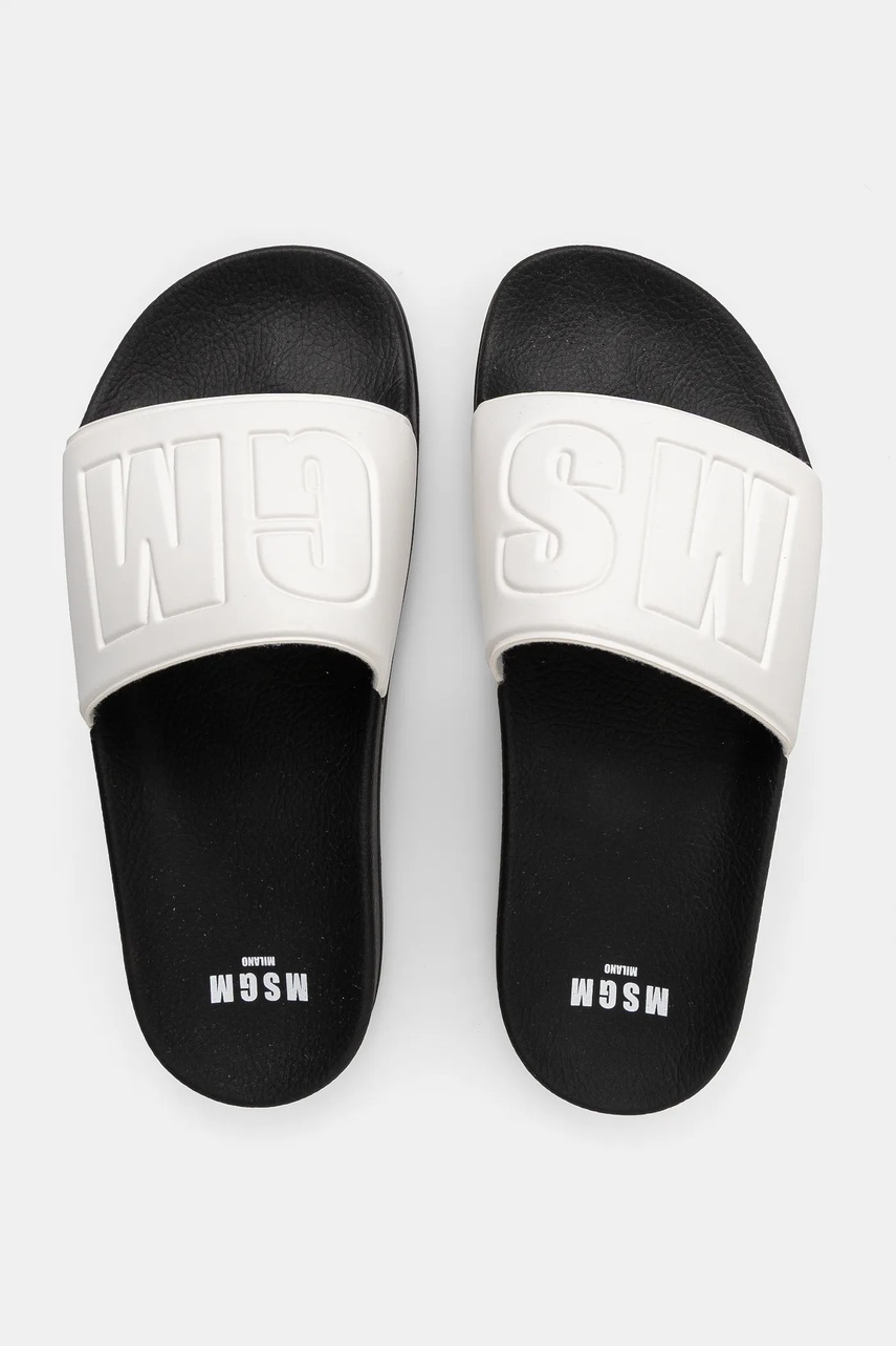 Παντόφλες MSGM χρώμα: άσπρο, 3840MS209 φωτογραφία